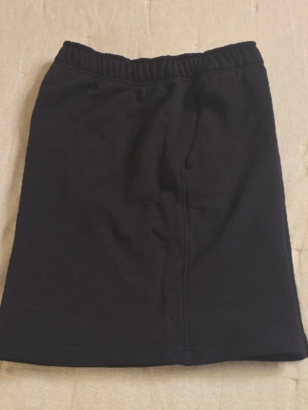 Athleta Black Heavyweight Terry Bermuda Shorts Adjustable Waist Size L - Picture 5 of 14